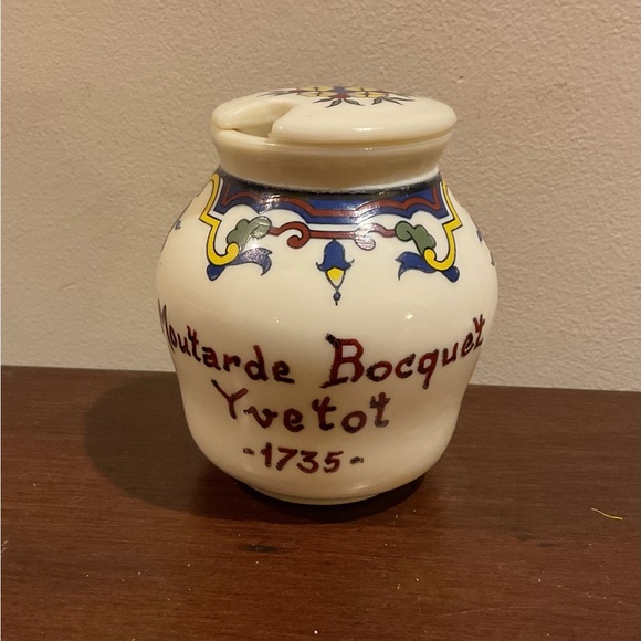 French Mustard Jar - Picture 1 of 7